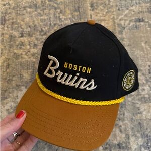Boston Bruins Black and Brown Cap